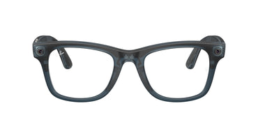 Ray-Ban Meta Gen 3 Wayfarer Matte Transparent Ocean Blue Clear/Grey | RW4011 69211Z - image 1