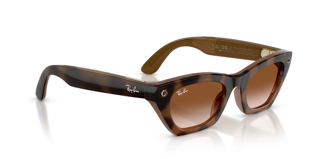 Ray-Ban Meta Gen 3 Zena Polished Havana Gradient Brown | RW4015 690513 - image 8