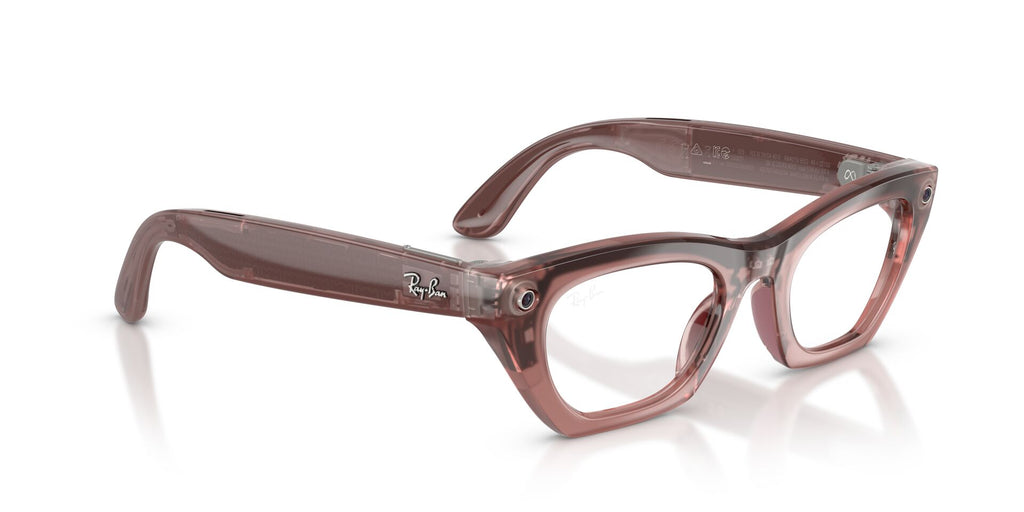 Ray-Ban Meta Gen 3 Zena Polished Milky Pink Blush Demo Lens | RW4015V 8553 - image 8