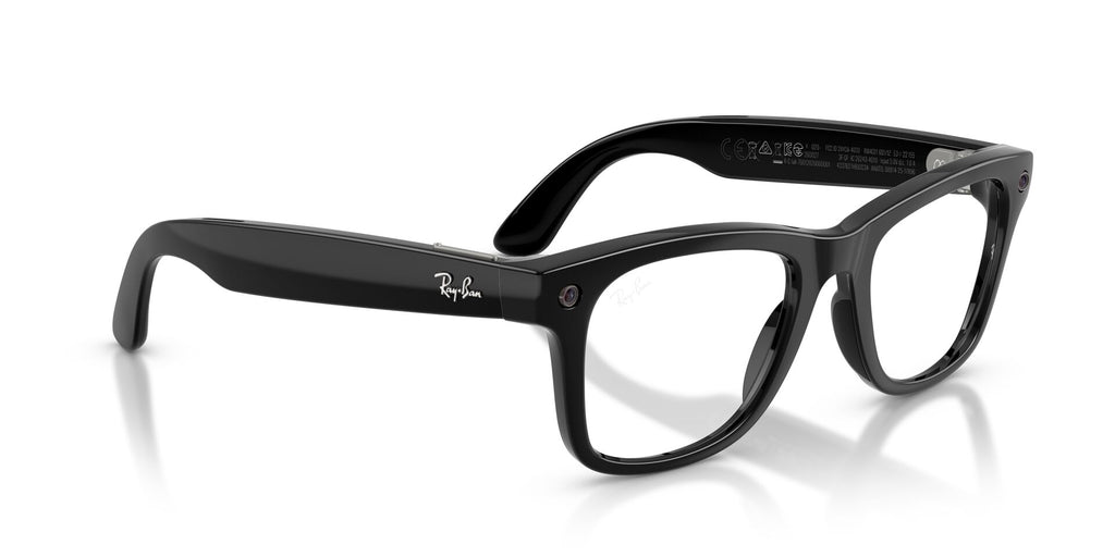 Ray-Ban Meta Gen 3 Wayfarer Shiny Black Clear/Grey | RW4011 601/1Z - image 11