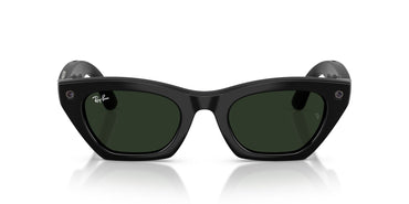 Ray-Ban Meta Gen 3 Zena Shiny Black Clear/Green | RW4015 