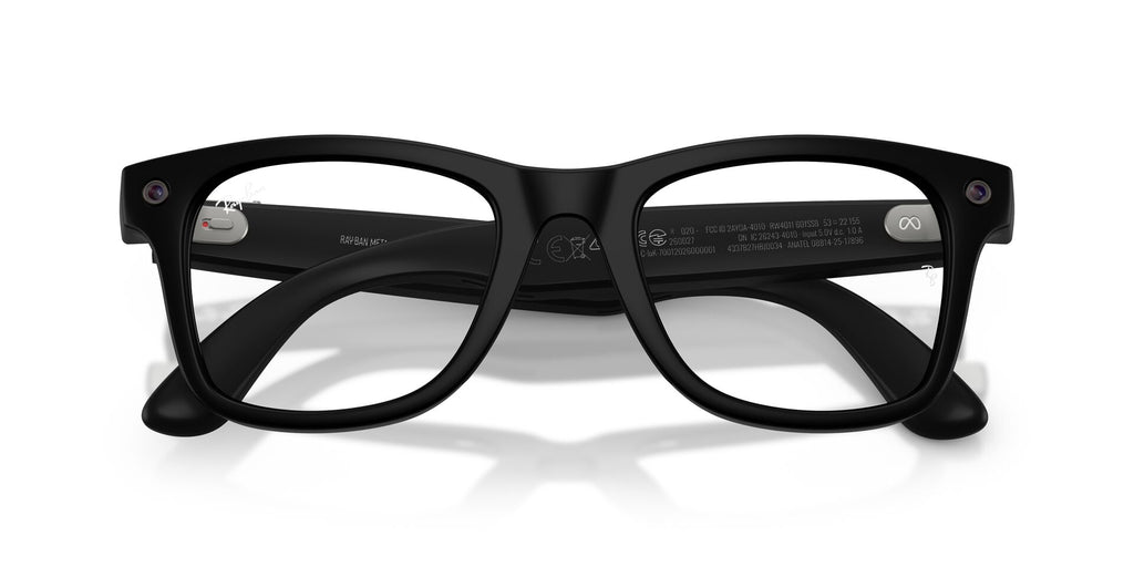 Ray-Ban Meta Gen 3 Wayfarer Matte Black Clear Blue-Violet Light Filter | RW4011 601SSB - image 7
