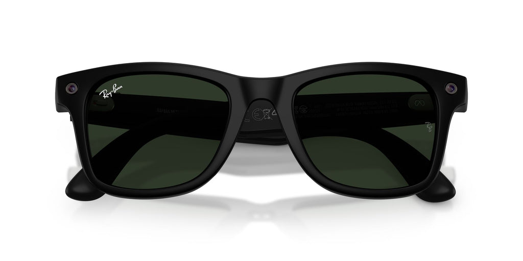 Ray-Ban Meta Gen 3 Wayfarer Matte Black Clear/Green | RW4011 601S1M - image 7