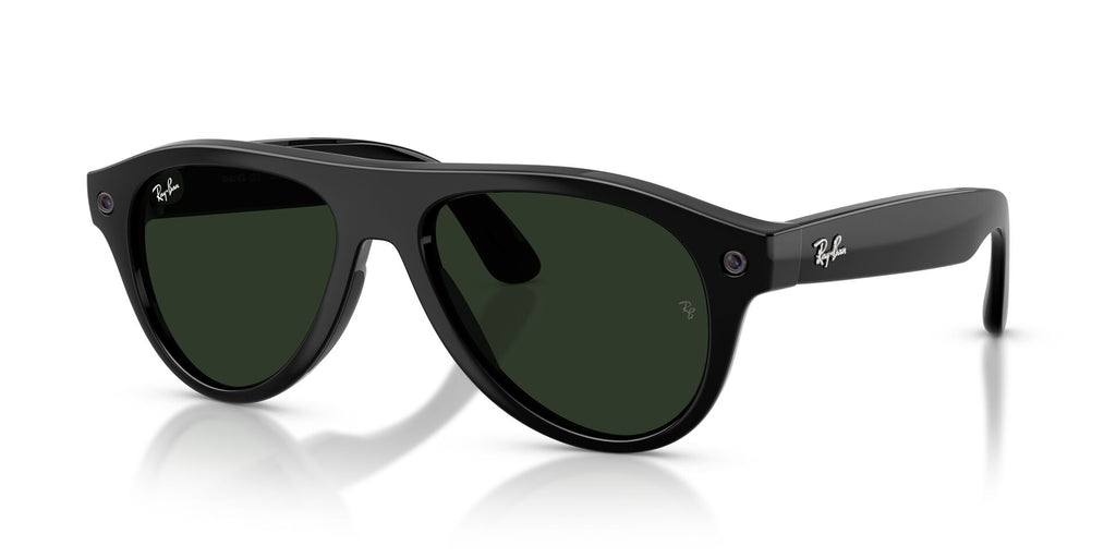Ray-Ban Meta Gen 3 Aviator Shiny Black Clear/Green | RW4016 601/1M - image 3