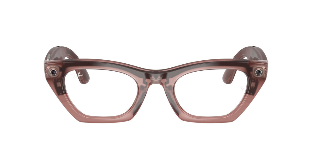 Ray-Ban Meta Gen 3 Zena Polished Milky Pink Blush Demo Lens | RW4015V 8553 - image 1