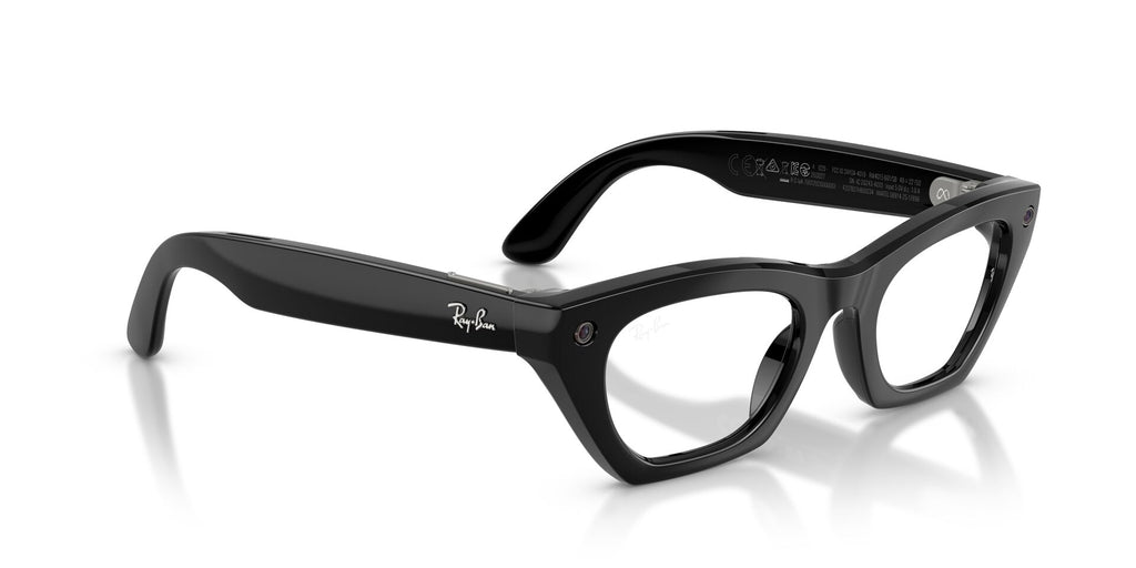Ray-Ban Meta Gen 3 Zena Shiny Black Clear Blue-Violet Light Filter | RW4015 601/SB - image 8