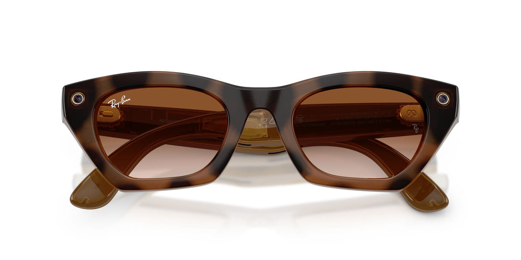 Ray-Ban Meta Gen 3 Zena Polished Havana Gradient Brown | RW4015 690513 - image 7