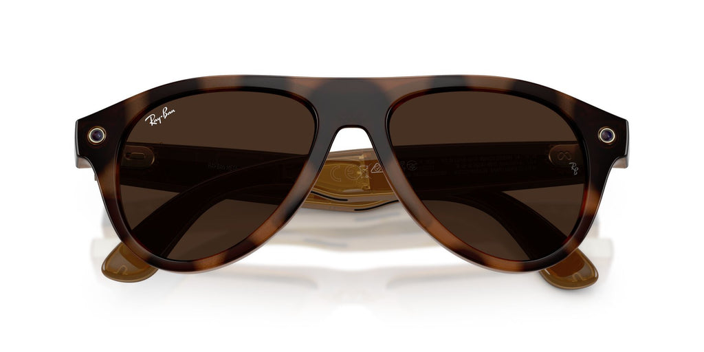 Ray-Ban Meta Gen 3 Aviator Polished Havana Clear/Brown | RW4016 6905M4 - image 7