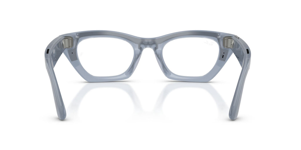 Ray-Ban Meta Gen 3 Zena Polished Milky Grey Lilac Demo Lens | RW4015V 8552 - image 6