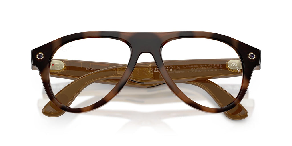 Ray-Ban Meta Gen 3 Aviator Shiny Havana Demo Lens | RW4016V 8528 - image 7