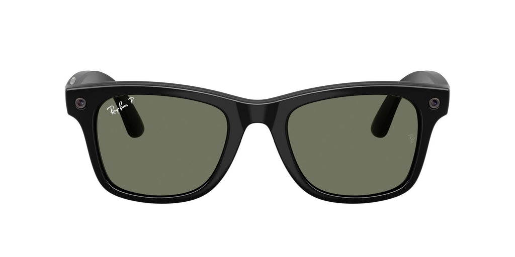 Ray-Ban Meta Gen 3 Wayfarer Polished Black Green Polarized | RW4011 601/9A - image 1