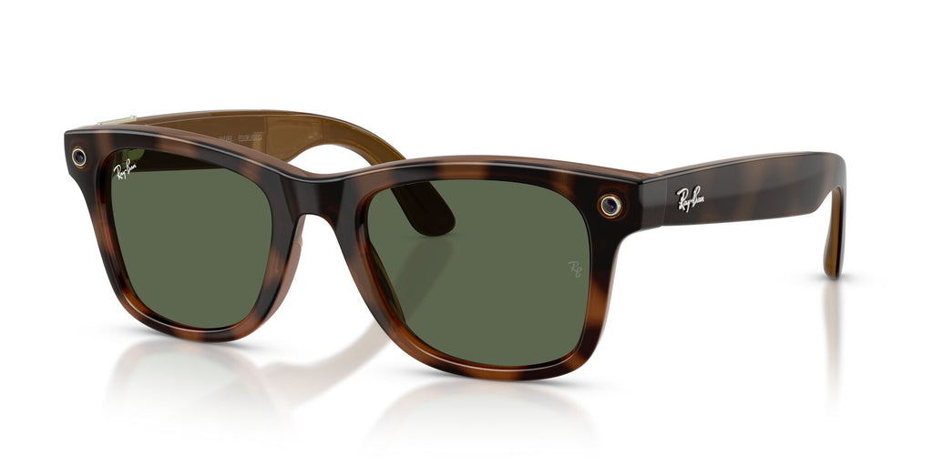 Ray-Ban Meta Gen 3 Wayfarer Polished Havana G-15 Green | RW4011 690571 - image 2