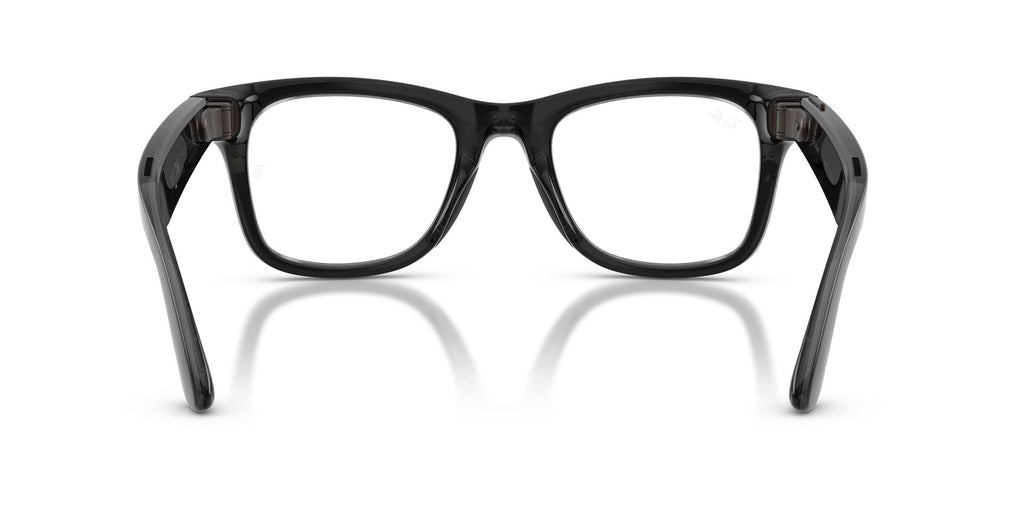 Ray-Ban Meta Gen 3 Wayfarer Polished Transparent Black Demo Lens | RW4011V 8526 - image 6