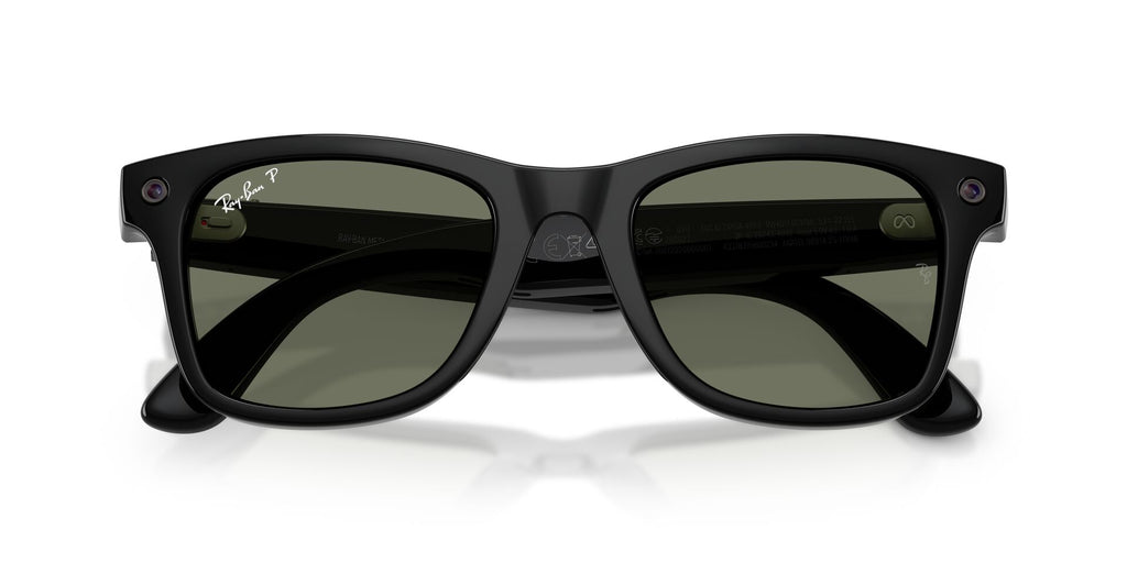 Ray-Ban Meta Gen 3 Wayfarer Polished Black Green Polarized | RW4011 601/9A - image 7