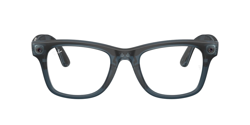 Ray-Ban Meta Gen 3 Wayfarer Matte Transparent Ocean Blue Demo Lens | RW4011V 8555 - image 1