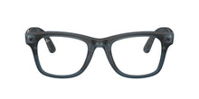 Load image into Gallery viewer, Ray-Ban Meta Gen 3 Wayfarer Matte Transparent Ocean Blue Demo Lens | RW4011V 8555 - image 1