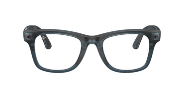 Ray-Ban Meta Gen 3 Wayfarer Matte Transparent Ocean Blue Demo Lens | RW4011V 8555 - image 1