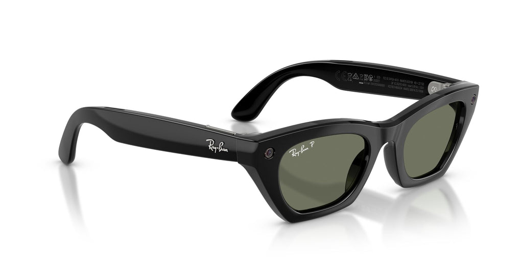Ray-Ban Meta Gen 3 Zena Shiny Black Green Polarized | RW4015 601/9A - image 8