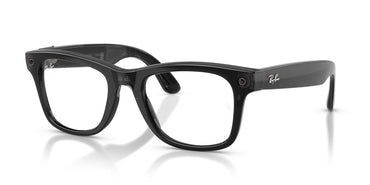 Ray-Ban Meta Gen 3 Wayfarer Polished Transparent Black Clear/Aquamarine | RW4011 690680 - image 2