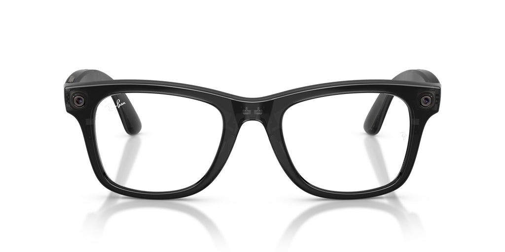 Ray-Ban Meta Gen 3 Wayfarer Polished Transparent Black Demo Lens | RW4011V 8526 - image 4