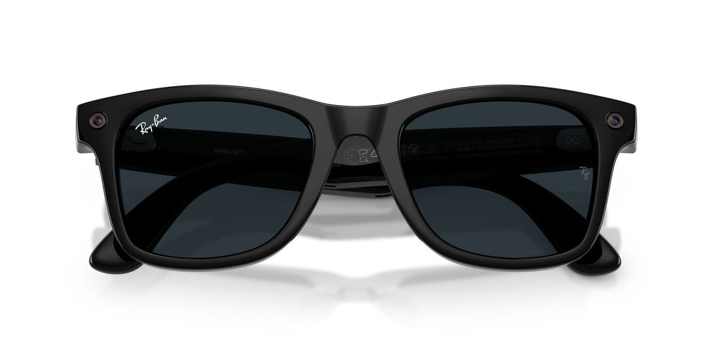Ray-Ban Meta Gen 3 Wayfarer Shiny Black Clear/Grey | RW4011 601/1Z - image 7