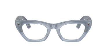 Ray-Ban Meta Gen 3 Zena Polished Milky Grey Lilac Clear/Copper | RW4015 691410 - image 1