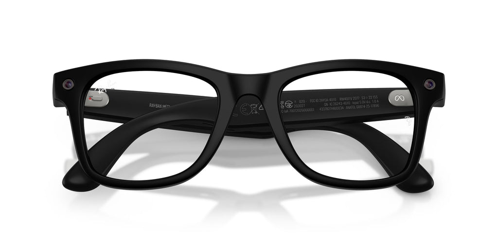 Ray-Ban Meta Gen 3 Wayfarer Matte Black Demo Lens | RW4011V 2077 - image 7