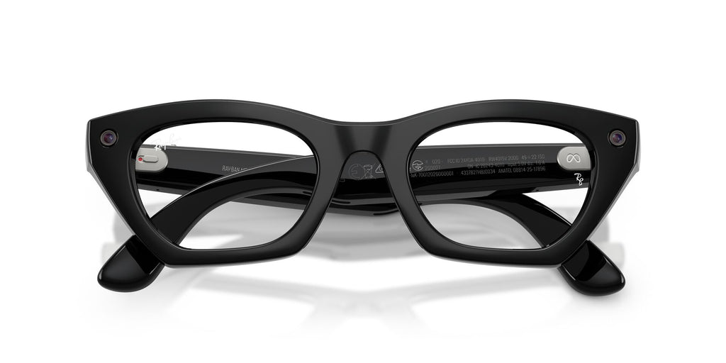 Ray-Ban Meta Gen 3 Zena Shiny Black Demo Lens | RW4015V 2000 - image 7