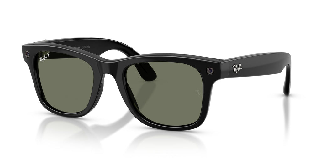 Ray-Ban Meta Gen 3 Wayfarer Polished Black Green Polarized | RW4011 601/9A - image 2