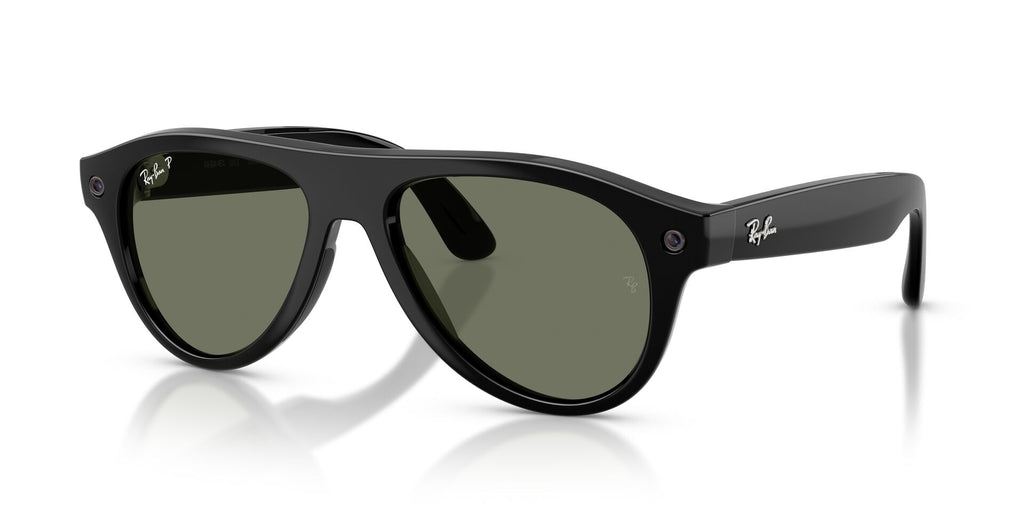 Ray-Ban Meta Gen 3 Aviator Shiny Black Green Polarized | RW4016 601/9A - image 2
