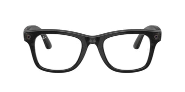 Ray-Ban Meta Gen 3 Wayfarer Polished Transparent Black Clear/Aquamarine | RW4011 690680 - image 1