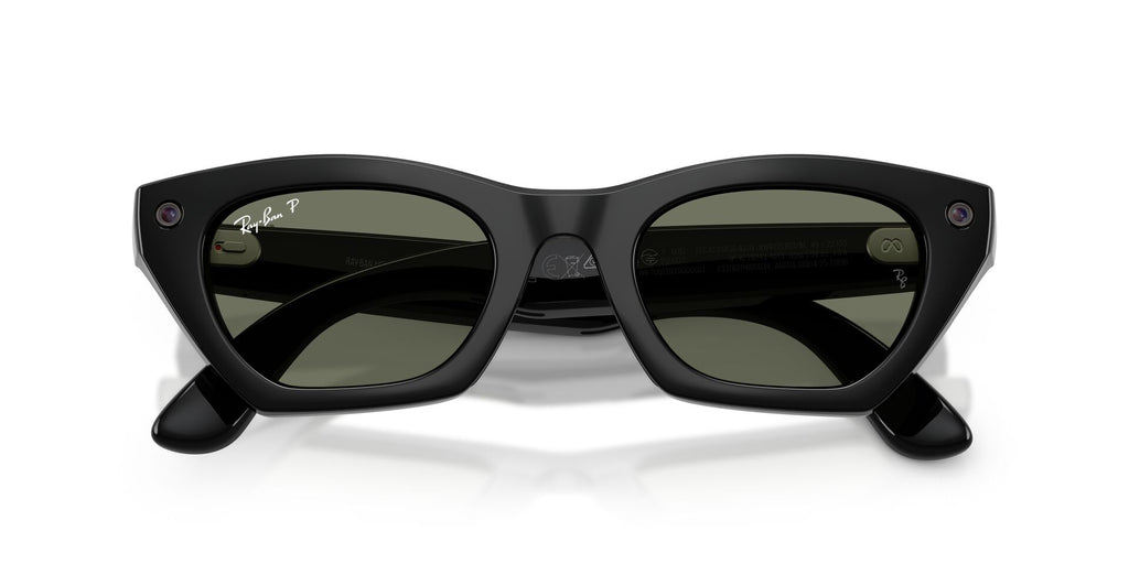 Ray-Ban Meta Gen 3 Zena Shiny Black Green Polarized | RW4015 601/9A - image 7