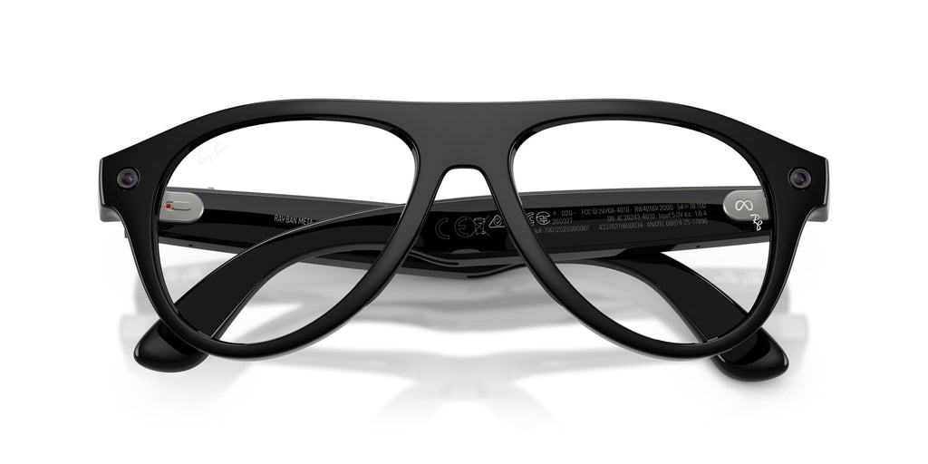 Ray-Ban Meta Gen 3 Aviator Shiny Black Demo Lens | RW4016V 2000 - image 7
