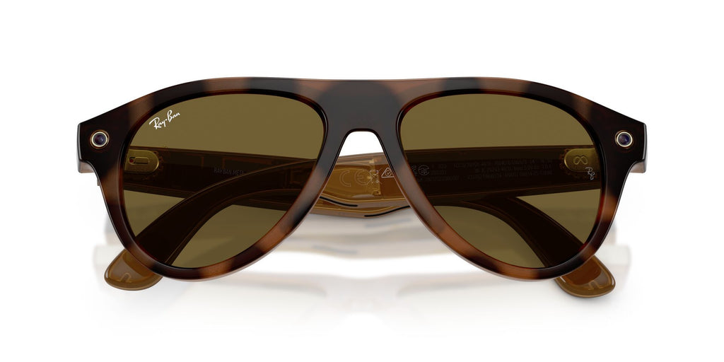Ray-Ban Meta Gen 3 Aviator Shiny Havana Dark Brown | RW4016 690573 - image 7