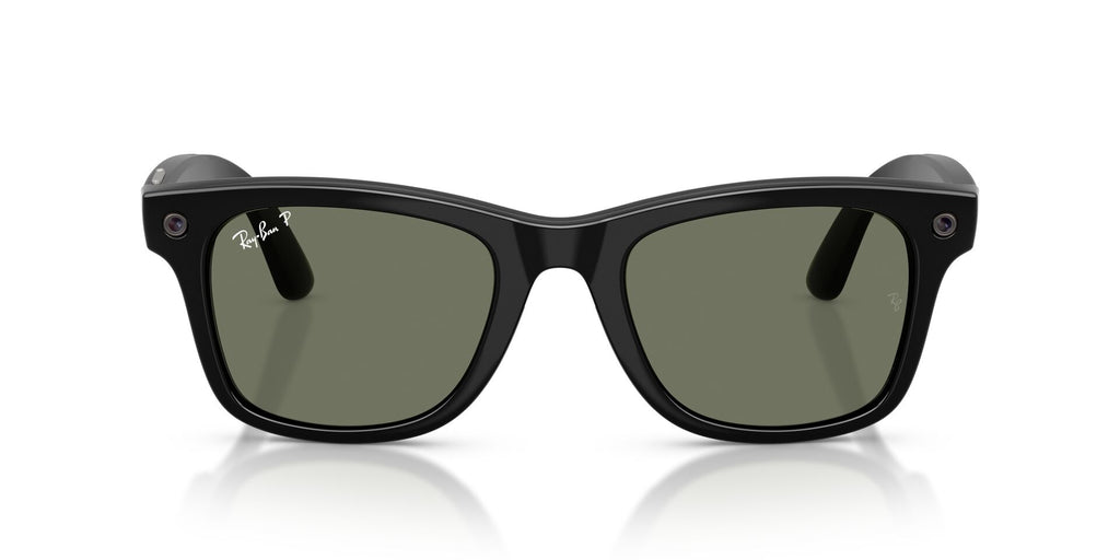 Ray-Ban Meta Gen 3 Wayfarer Polished Black Green Polarized | RW4011 601/9A - image 4